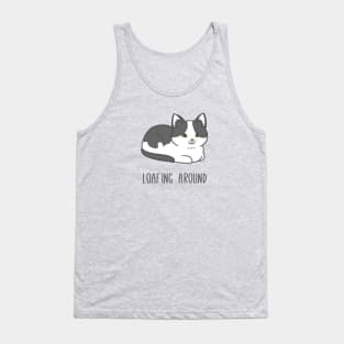 Loafing Around Cat Tank Top